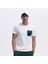 EM362-OF Bisiklet Yaka Erkek T-Shirt - Kırık Beyaz 1