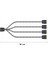 3pin 5V Rgb Şerit LED Çoklayıcı Kablo 3pin 5V Argb LED Uzatma Kablosu 5