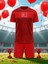 Türkiye 2026 Fifa Dünya Kupası Milli Takım Halı Saha Forma Kırmızı Şortlu Çocuk 1