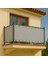Balkon Demir Perdesi Kuş Gözü Ölçü Seçenekli Gri 1