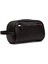 Erkek Deri Portföy Clutch Traş Kozmetik Bakım ve Günlük El Çantası (14X24CM) NEW171 - Siyah 2