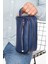 Erkek Deri Portföy Clutch Traş Kozmetik Bakım ve Günlük El Çantası (14X24CM) NEW171 - Lacivert 5