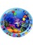 Renkli Yuvarlak Bebek Su Oyun Matı, 110 Cm, Güvenli ve Eğlenceli Oyun Alanı 3