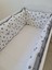 70X120 Beşik Kenar Koruma - 40CM Yükseklik - %100 Pamuk Kumaş - Antialerjik - Yıkanabilir 4