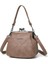 Yıkama Deri Burslu Kadın Omuz Çantası 21-K Barcelona 1848-7 3