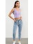 Askılı Düğme Detaylı Ribana Crop Tişö 3