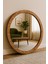 Lucca Yuvarlak Ayna -Ahşap Ayna -Gold Ayna 1