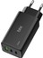 BX3P66G Gan 65W 2*type-C Pd 3.0 ve Usb-A Qc Üç Portlu Hızlı Şarj Cihazı (Siyah) 1