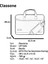 Rnna VP1505 15,6" Su Geçirmez Kumaş ve Fermuar Notebook Laptop El Çantası-Bordo 3