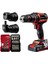 Akülü Vidalama Te-Cd 18/45 3x-Li+22 Power X-Change (18 V, 45 Nm, Açılı Adaptör, Eksantrik Adaptör, 22 Parça Uç Seti, 2,0 Ah Akü, Şarj Cihazı + E-Box) - 4513990 1