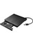 Harici USB 3.0 Dvd-Rom Dvd-Rw Optik Sürücü, USB ve Type C Kablolu, Pc, Tablet, DVD Player, Çizgili Metal Tasarım Ultra Slim CD Rom Okuyucu FT84-X 2