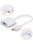 HDMI To VGA Dntrc + Ses Kablosu Beyaz 3