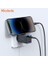 CH-1544 67W Gan 5 Pro 2 Type-C 1 Usb-A Girişli Hızlı Şarj Aleti -Type-C To Lıghtning Kablolu, Siyah 3
