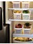 Buzdolabı Sepeti Dolap Içi Düzenleyici Sepet Organizer Beyaz 4 Adet 30X16X17 1