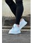 J010 Bağcıksız Fermuarlı Ortopedik Taban Erkek Sneaker Günlük Ayakkabı Bt Beyaz 4