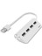 USB Hub, 4 Ports, USB 2.0, 480 Mbit/s, Beyaz 1