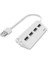 USB Hub, 4 Ports, USB 2.0, 480 Mbit/s, Beyaz 2