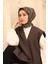 Twill Ipek Eşarp - 11464-30 Siyah Vizon 2