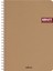 Color Kraft Ofis Defter Spiralli Kareli Kahve 1