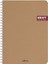 Color Kraft Ofis Defter Spiralli Kareli Kahve 2