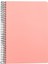 Infinity Pastel Serisi, A4, 7 Konulu (5 Kareli, 2 Çizgili) 210 Yaprak Pp Kapaklı Spiralli Defter, Pembe 2