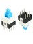 Tactıle Push Button On/off Anahtarlı Switch 7x7 mm 6 Bacaklı Kilitli (IC-196) (5047) 1