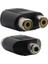 3.5 mm Stereo Dişi / 2 Rca Dişi Çevirici Jack (5047) 1