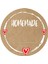 Homemade Sticker Paketleme Etiketleri - Hediye Paketleri Için - 80 Adet 3.7 cm Çapında - Yuvarlak Kraft Görünümlü Etiketler 1