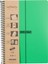 Infinity Primary Serisi, A4, 4 Konulu (3 Kareli, 1 Çizgili) 120 Yaprak Pp Kapaklı Spiralli Defter, Yeşil 1