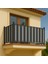 Balkon Demir Perdesi Kuş Gözü Ölçü Seçenekli Koyu Gri - Gri 1