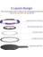 Iphone 13 Pro / 13 Pro Max ile Uyumlu Alüminyum Alaşım Çerçeveli Tempered Glass Kamera Lens Koruyucu Kırılmaz Cam (Multicolour) 2