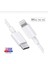 Type-C (Usb-C) To Lightning Şarj Kablosu 20W Data Transfer ve Hızlı Şarj Kablosu 2 Metre Beyaz Iphone 14/13/12/11 Pro Max Mini X/xr/xs/x/8/7/6/6s/se Plus Serileriyle Uyumlu Pd Iphone 2
