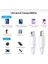 Type-C (Usb-C) To Lightning Şarj Kablosu 20W Data Transfer ve Hızlı Şarj Kablosu 2 Metre Beyaz Iphone 14/13/12/11 Pro Max Mini X/xr/xs/x/8/7/6/6s/se Plus Serileriyle Uyumlu Pd Iphone 3