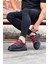 J029 Bağcıksız 3 Bant Lastikli Legend Ortopedik Taban Erkek Sneaker Günlük Ayakkabı St Siyah/kırmızı 3