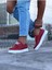J506 Bağcıklı Ortopedik Taban Erkek Sneaker Günlük Ayakkabı Bt Kırmızı 4
