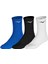 Training 3p Socks Unisex Çorap Siyah / Mavi / Beyaz 1