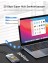 Usb-C 240W Örgülü Hızlı Şarj Görüntü ve Veri Aktarım Kablosu Pd 3.2, 4k, 5A, 20GBPS, Iphone 16, Pro, Pro Max, M2, M3, M4 Macbook Pro, Air, Ipad Pro ve Galaxy S24, S23 ile Uyumlu (1 Metre) 3