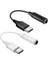 Typ-C Için 3.5mm Kulaklık ve Mikrofon Adaptörü Siyah (Siyah) 1