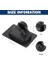 Yapışkanlı Duş Başlığı Tutucu , Ayarlanabilir El Duş Tutacağı Delme Yok Duvara Monte Su Geçirmez , Mafsal , Duş Askısı (Black) 3