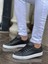 J122 Bağcıklı Ortopedik Taban Günlük Erkek Spor Sneaker Ayakkabı Bt Siyah 1