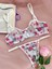 Comfort Floral Tül Balenli Kapsız Çiçekli Iç Çamaşırı Takımı 3