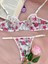 Comfort Floral Tül Balenli Kapsız Çiçekli Iç Çamaşırı Takımı 4