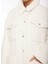 Beyaz Kadın Relaxed Fit Mont D3WL-MNT10 4