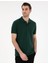 Koyu Yeşil Slim Fit Basic Tişört 1