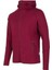 Selenge Fermuarlı Kapşonlu Sweat Bordo 2