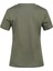 Alone Baskılı V Yaka Kadın T-Shirt 406 4