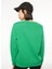 Yeşil Kadın Bisiklet Yaka Relaxed Fit Baskılı Sweatshirt D3WL-SWT19 5