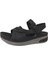 Siyah Cırtlı Anatomik Comfort Sandalet 2