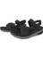 Siyah Cırtlı Anatomik Comfort Sandalet 3