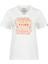 Alone Baskılı V Yaka Kadın T-Shirt 411 1